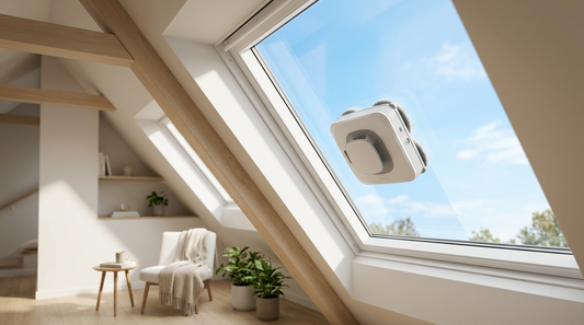 Robot lave-vitre pour Velux et fenêtres de toit