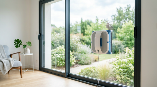 Robot lave-vitre pour vitres extérieures