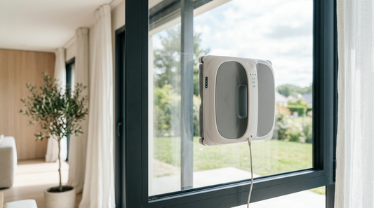 Robot lave-vitre : télécommande et autonomie