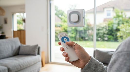 Robot lave-vitre connecté et application