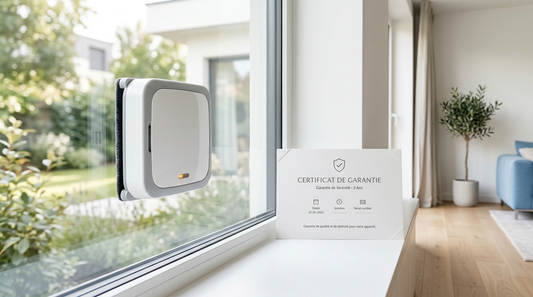 Robot lave-vitre : première utilisation